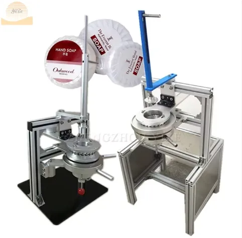 Máquina de embalaje de lavandería, envoltura de jabón, precio Manual, barra de baño, máquina de envoltura de película plástica plisada